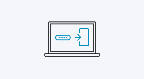 Icon Laptop Gelbüberweisung