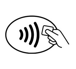 Logo Kontaktloses Bezahlen